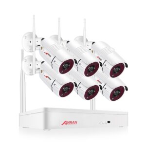 ANRAN Wireless 2MP CCTV Wireless System NVR Kit Outdoor P2P Wifi IP Security Camera Set Video Surveillance Kit Night Vision