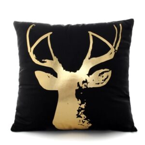 Bronzing cushion cover cushion decorative cushions home decor throw pillows chair almofadas para sofa pillowcase cover cojines