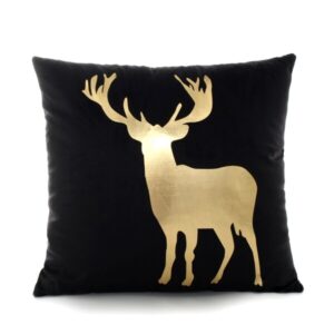 Bronzing cushion cover cushion decorative cushions home decor throw pillows chair almofadas para sofa pillowcase cover cojines