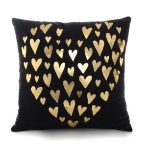 Bronzing cushion cover cushion decorative cushions home decor throw pillows chair almofadas para sofa pillowcase cover cojines