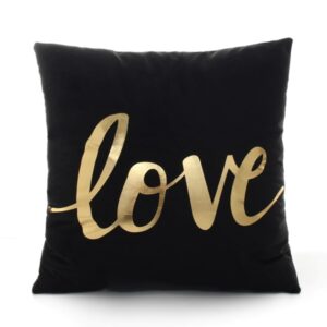 Bronzing cushion cover cushion decorative cushions home decor throw pillows chair almofadas para sofa pillowcase cover cojines