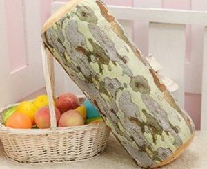 Round Shape 38x7cm Fruit Wood Printed Seat Cushon Foam Inner Wood Shaping Cushion Pillow Soft Health Care Sofa Cushion Filling
