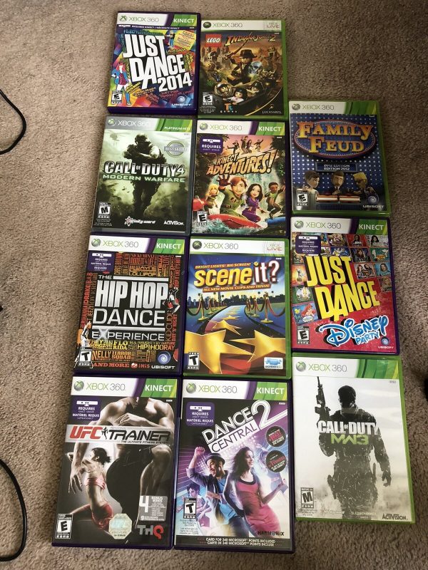 Lot Of 11 Microsoft Xbox 360 Video Games Assorted Titles And Genres Tested