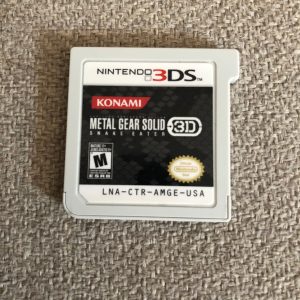 Metal Gear Solid 3D: Snake Eater (Nintendo 3DS, 2012) Cart Only TESTED