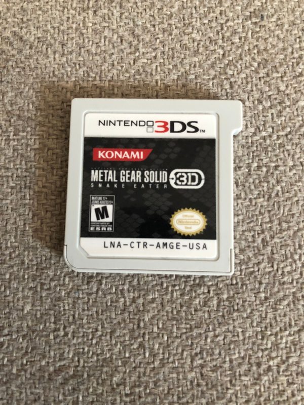 Metal Gear Solid 3D: Snake Eater (Nintendo 3DS, 2012) Cart Only TESTED