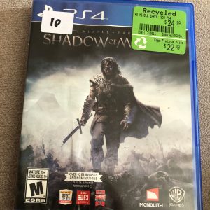 Shadow of Mordor Middle Earth (Sony PlayStation 4, 2014) PS4