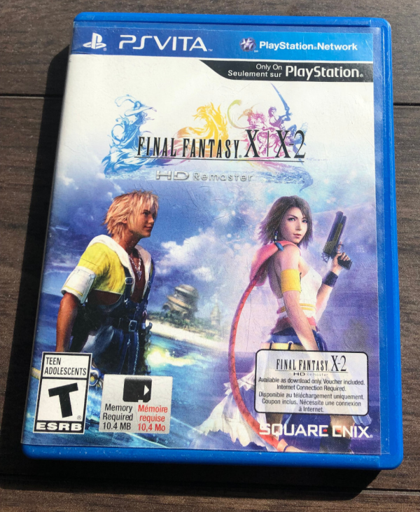 Final Fantasy X/X-2 HD Remaster (Sony PlayStation Vita, 2014) CIB Complete