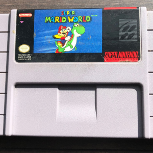 Super Mario World Super Nintendo SNES Authentic Tested Game Only