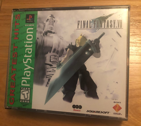 Final Fantasy VII 7 Green Label Greatest Hits (PlayStation 1 PS1) CIB no manual