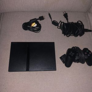 Sony PlayStation 2 PS2 Slim SCPH-70001 w/ AC Cords & Controller