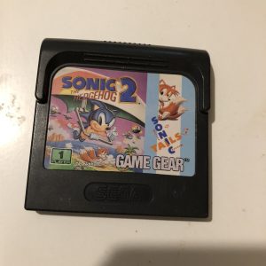 Sonic the Hedgehog 2 Sega Game Gear Tails Cartridge Game CLEANED AND TESTED