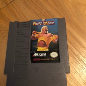 WWF Wrestle Mania Nintendo 1988 NES Cart Only authentic