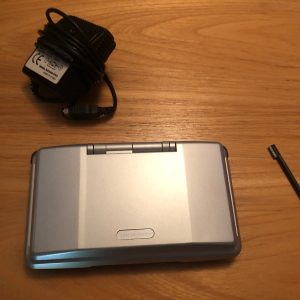 Nintendo DS Original Console NTR-001 Handheld Silver Free 3rd Party Charger