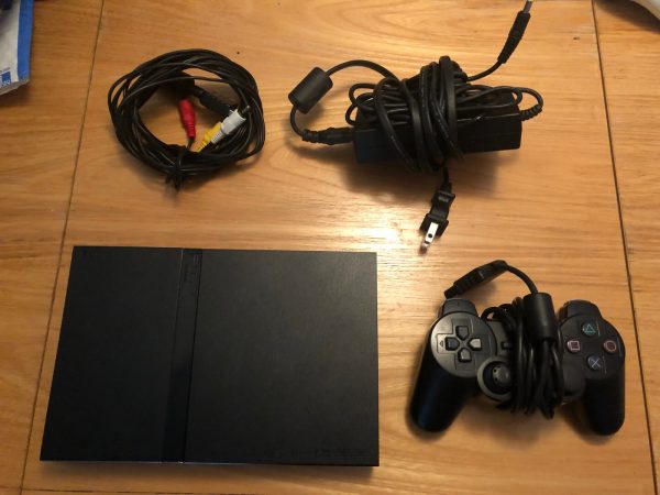 PlayStation 2 Slim Console PS2 SCPH-75001 Console With Cables works great