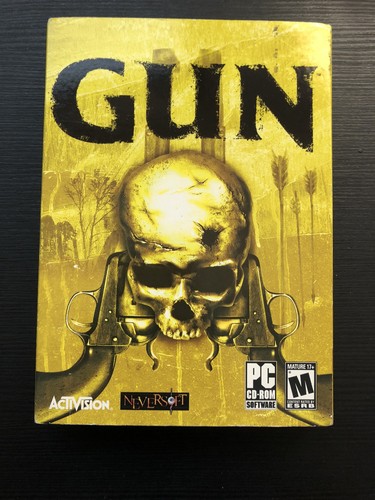 Gun PC CD-ROM Computer Neversoft Video Game 2005 Complete w Manual