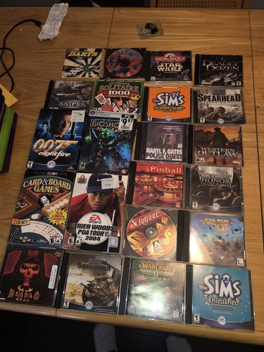 PC Cd Rom Games Bundle Lot x21