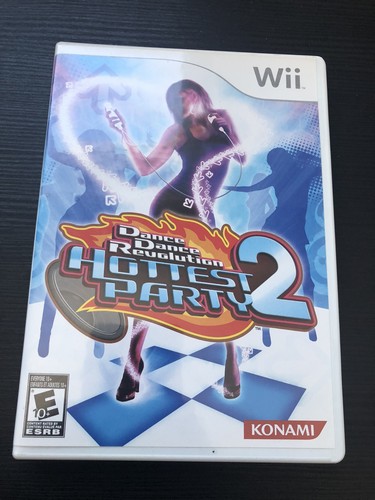 Dance Dance Revolution Hottest Party 2 Nintendo Wii Complete Cib