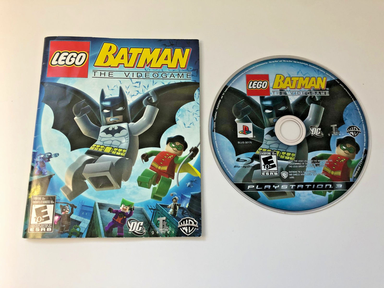 Lego Batman The Videogame (Playstation 3 PS3) disc only and manual