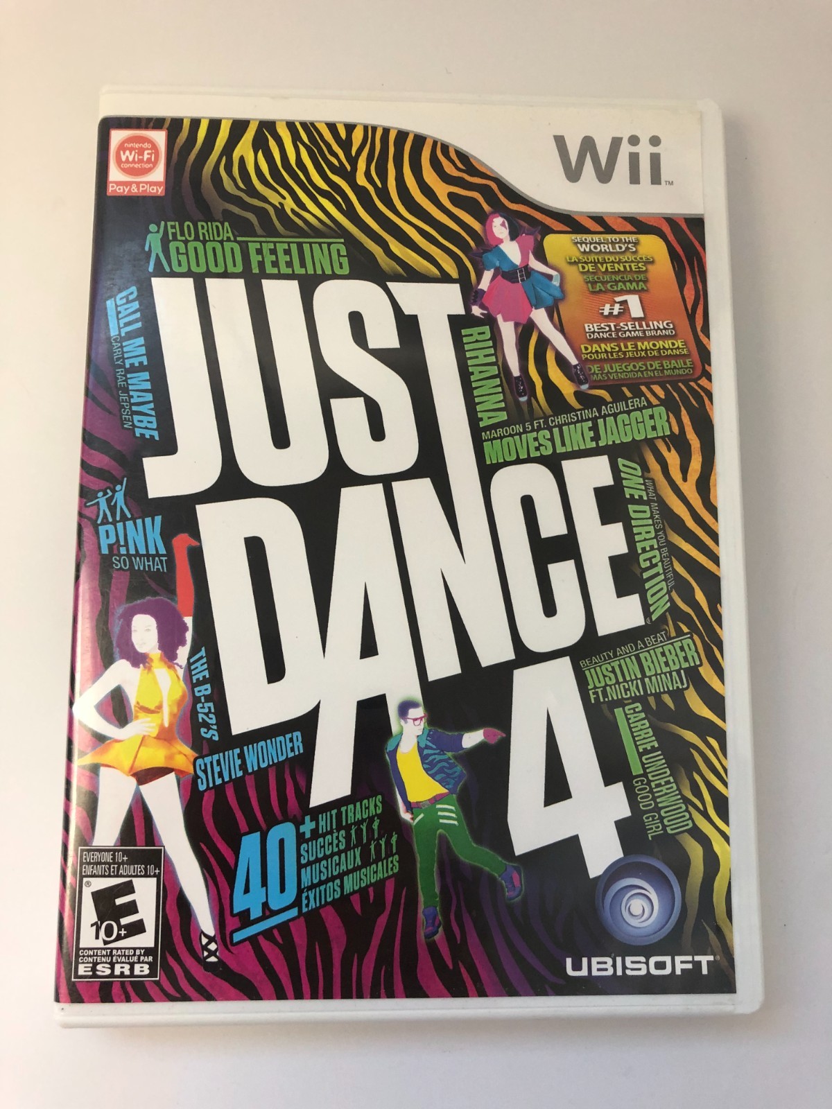 Just Dance 4 Nintendo Wii Ubisoft 2012 Music Video Game NTSC 40+ Tracks