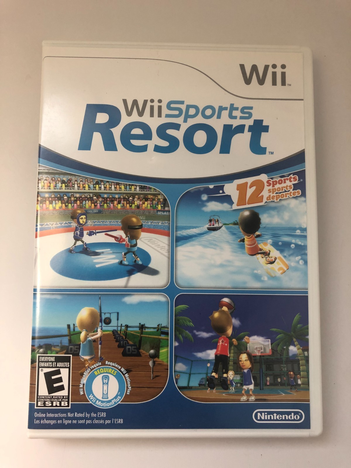 Nintendo Wii - Wii Sports Resort w/Game, Case, Manuals Complete cib