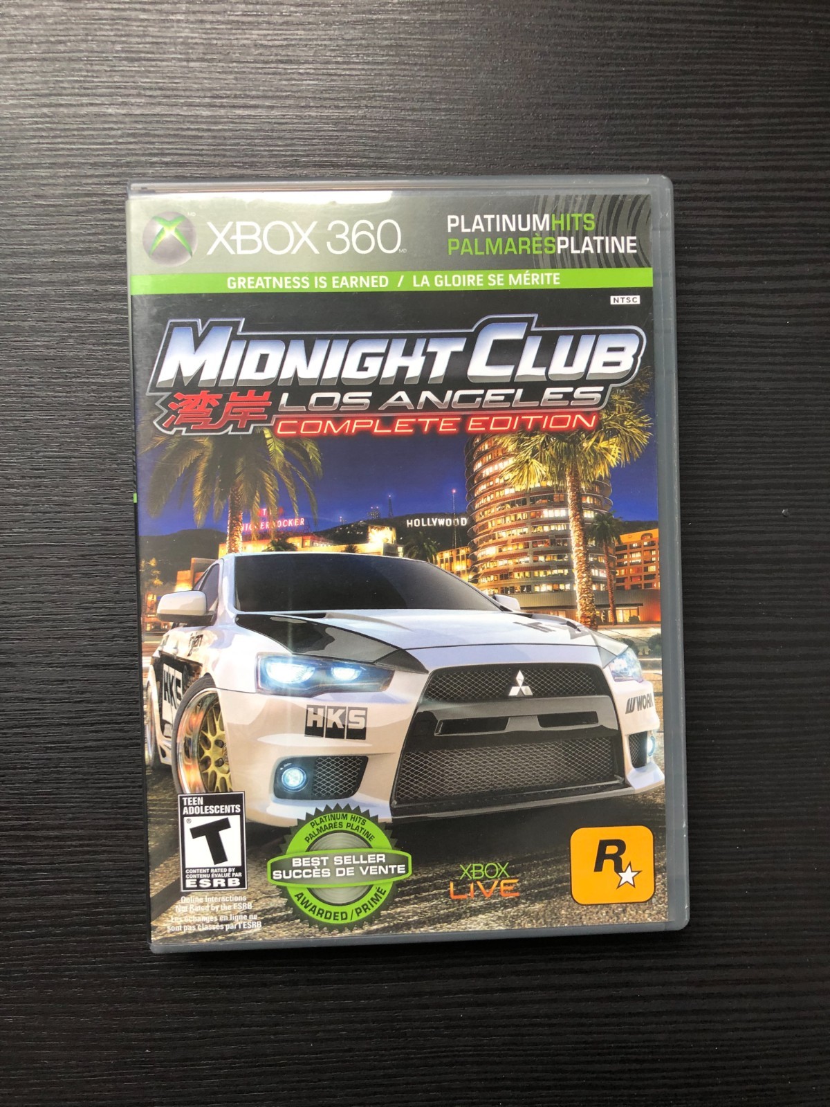 Midnight Club: Los Angeles Complete Edition (Xbox 360) Platinum CIB & TESTED
