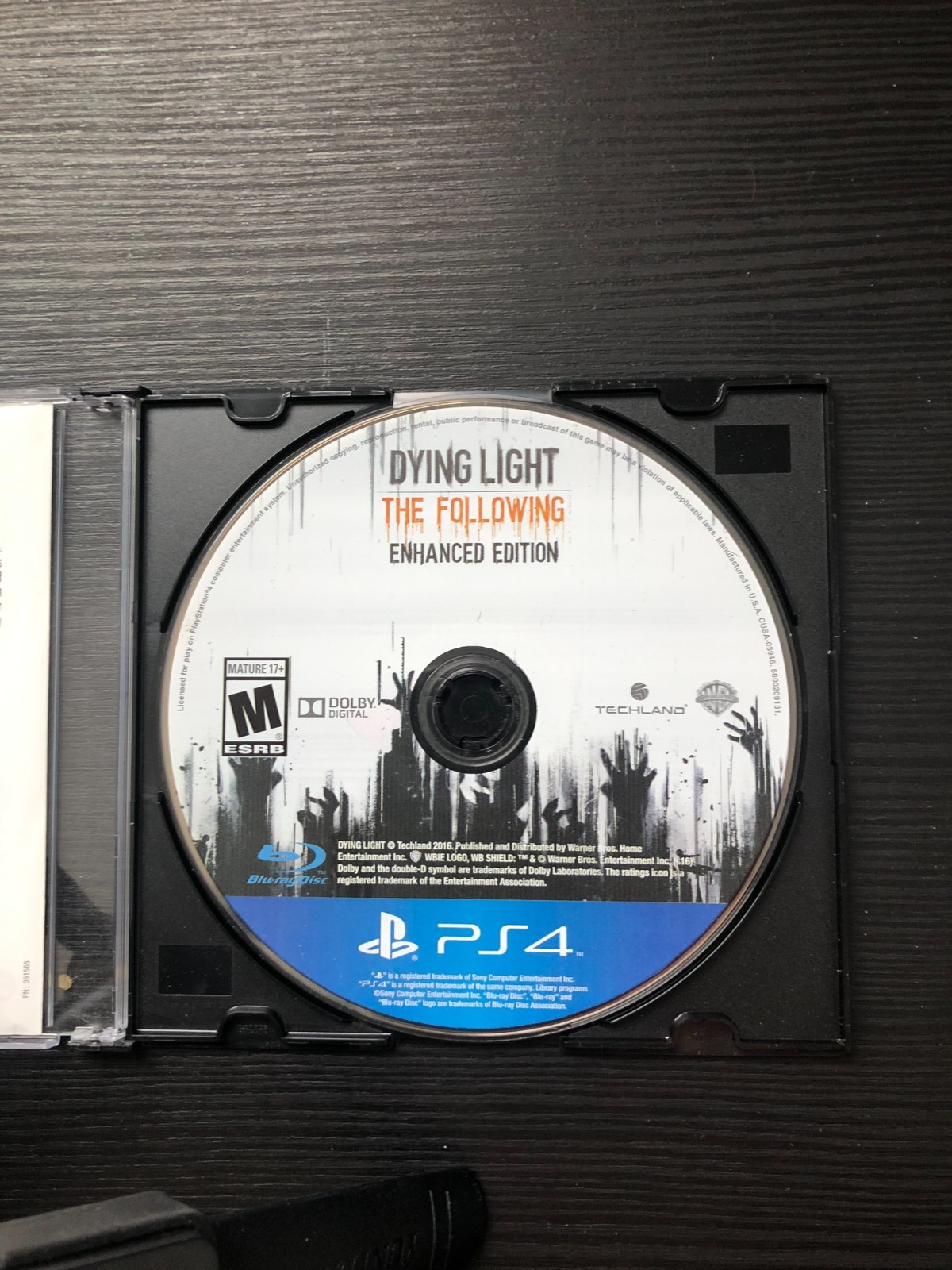 Dying Light The Following Enhanced Edition PS4 Disc Only