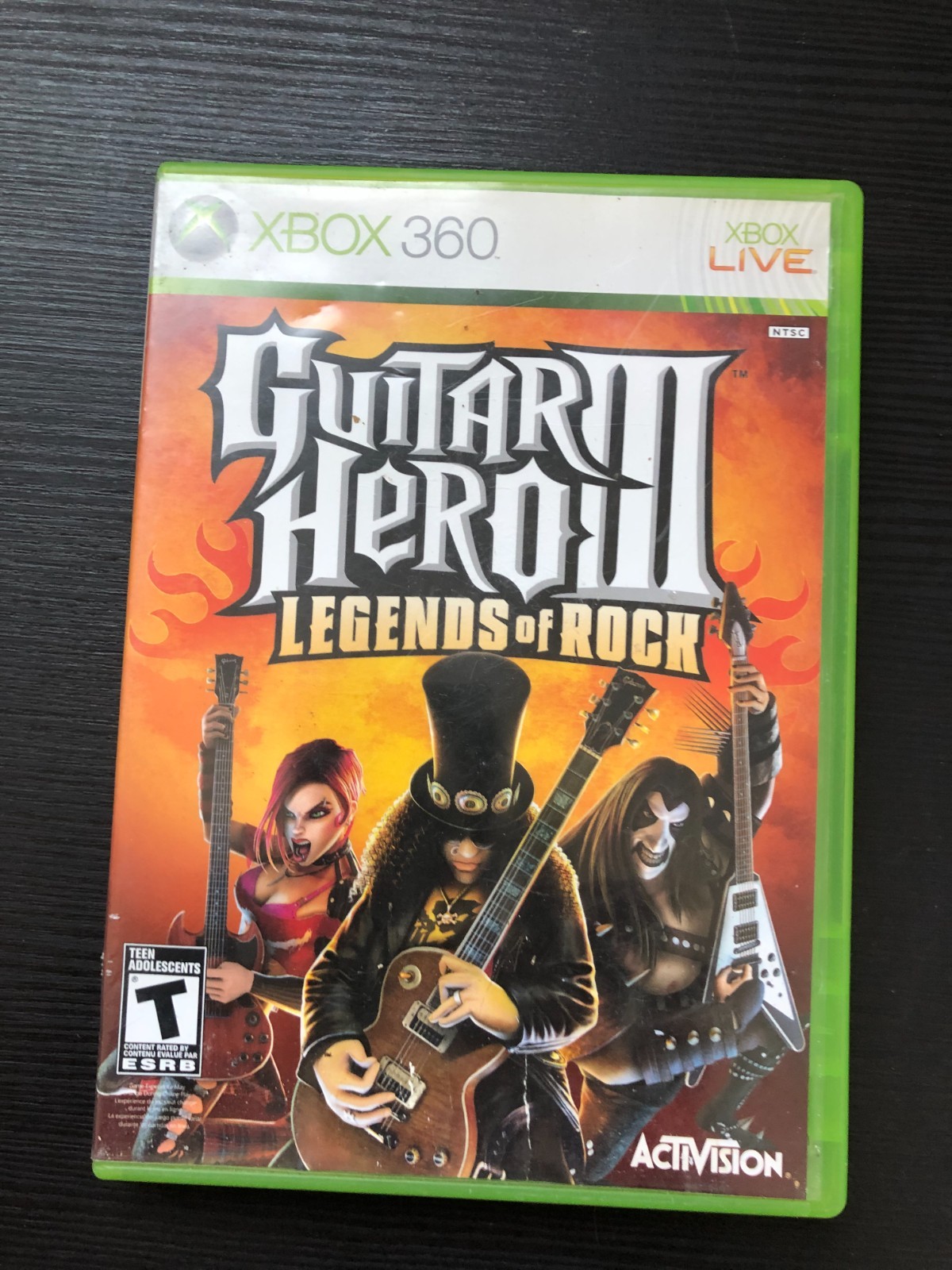 Guitar Hero: III 3 Legends of Rock (Microsoft Xbox 360, 2007) Complete CIB