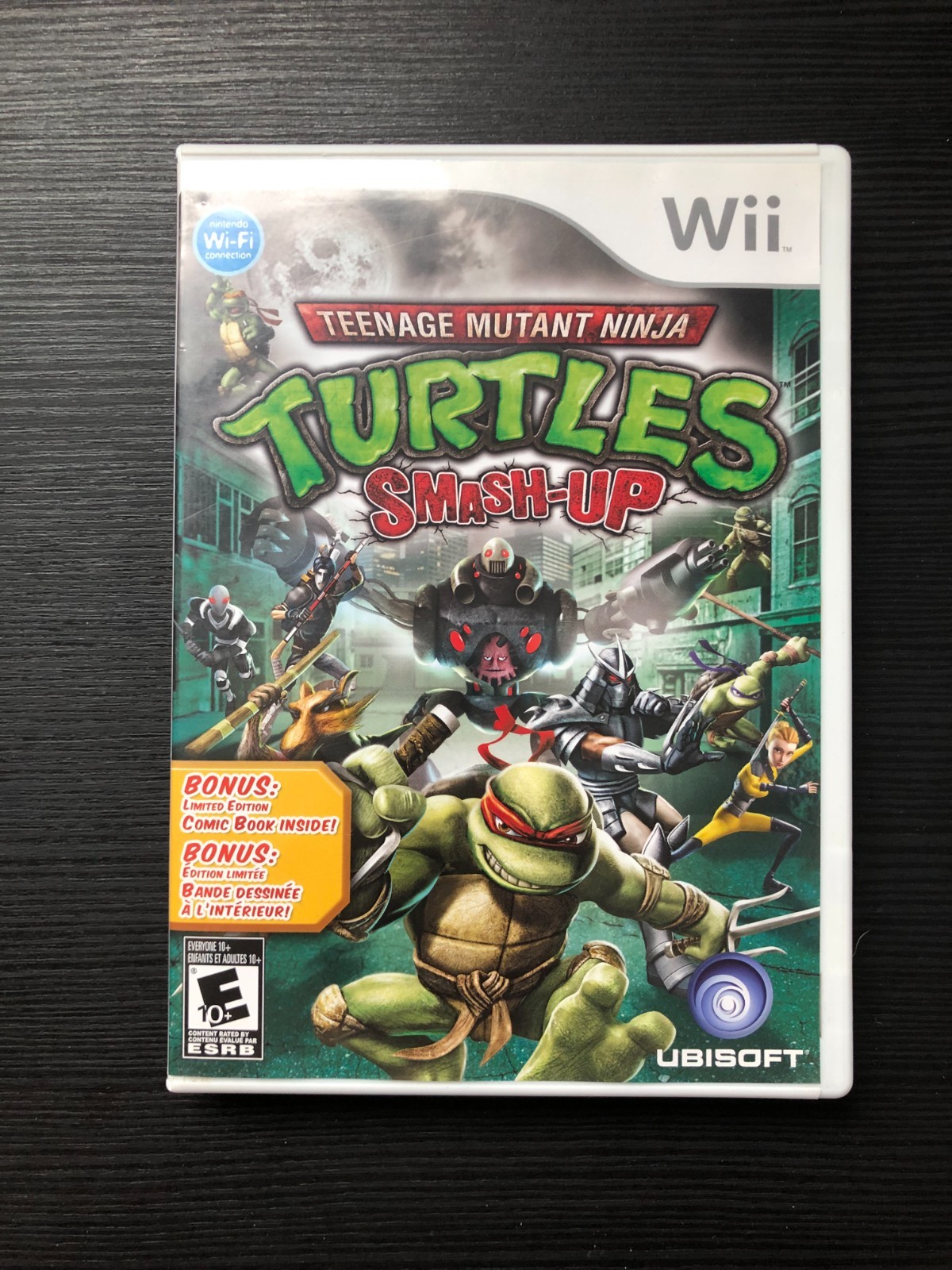 Teenage Mutant Ninja Turtles Smash-Up Nintendo Wii CIB W/ Comic