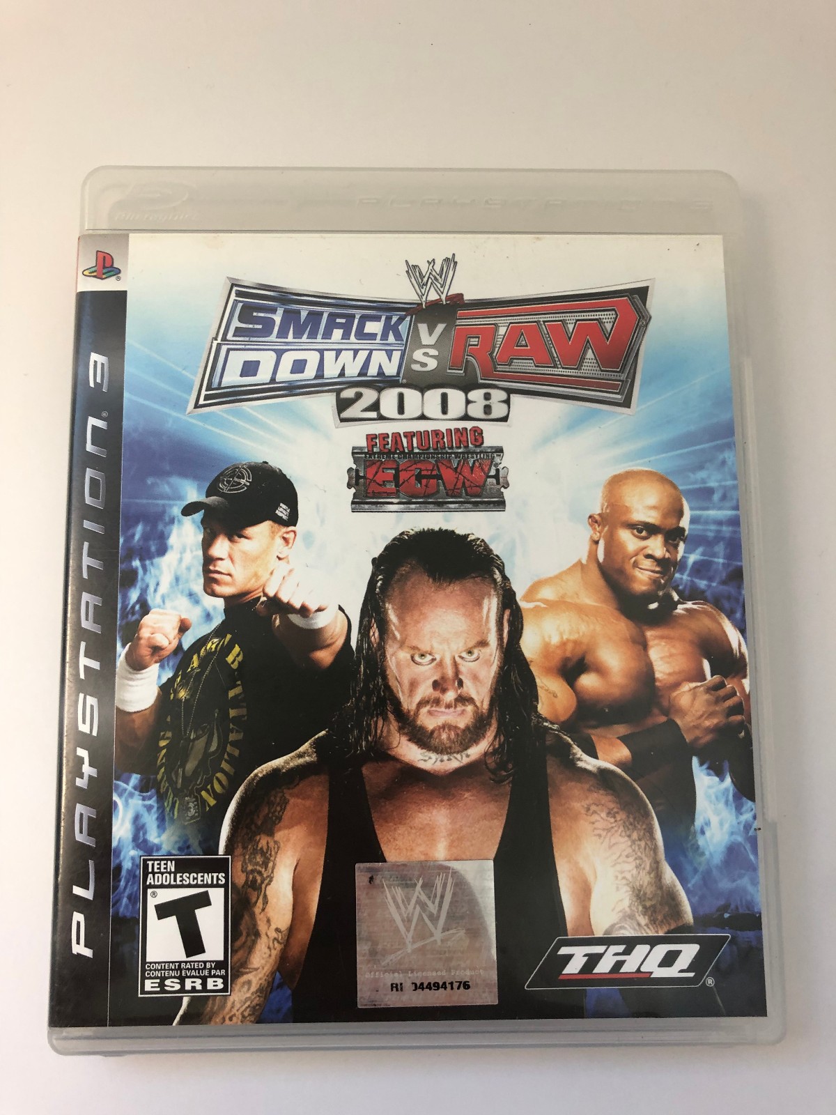 WWE Smackdown Vs Raw 2008 PS3 CIB Complete In Box THQ