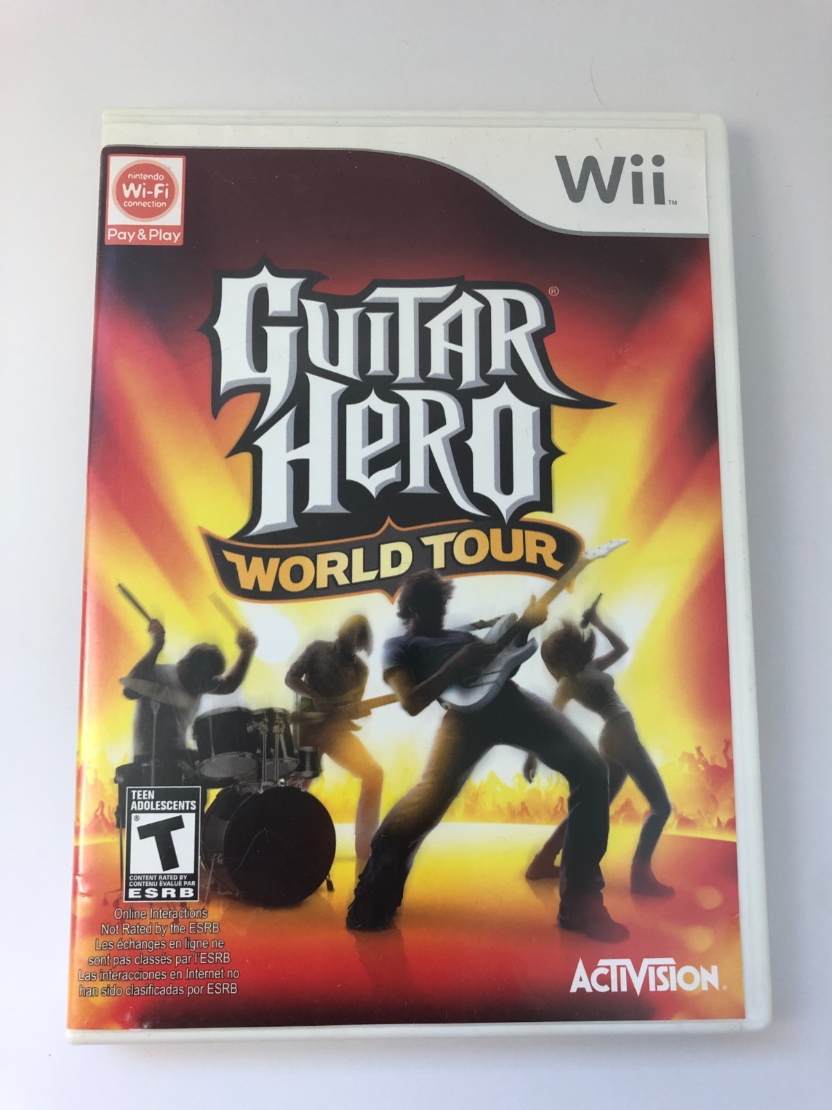 Guitar Hero World Tour (Nintendo Wii, 2008) Tested & Works complete cib